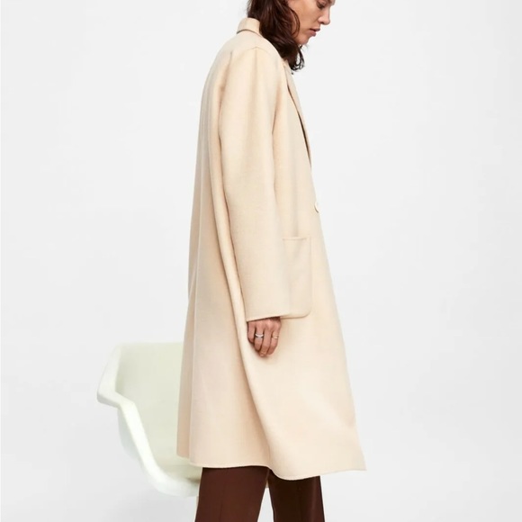 Zara Double breasted coat - BNWOT - S - Picture 4 of 14